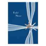 Navy Blue Gift Box Bridal Shower Card
