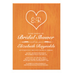 Orange Country Bridal Shower Invitations