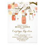 Orange Mason Jars | Bridal Shower Invitation