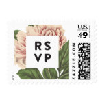 Peony RSVP Postage Stamp
