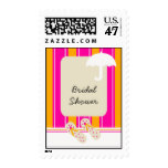 Pink Beach Theme Bridal Shower Postage