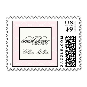 Pink Bridal Shower Stamps