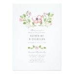 Pink Floral Watercolor Bridal Shower Card