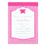 Polka Dots and Butterfly- Baby Shower Card