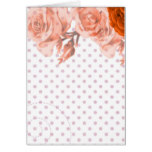 Polka Dots and Roses Card