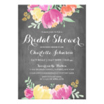 Posy Garden Chalkboard | Bridal Shower Card