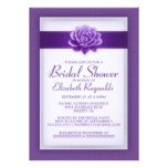Purple Bridal Shower Invitations