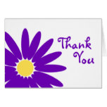 Purple Daisy Thank You Card