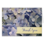 Purple Hydrangea Custom Bridal Shower Thank You Card