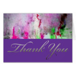 Purple Mist Thank You Card