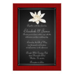 Red And Black Wedding Invitations