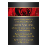 Red Rose Bridal Shower Invitation