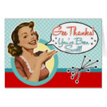 Retro Housewife Shower, Gossip! - Thank You Cards