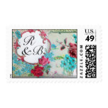 ROMANTIC MONOGRAM 3 POSTAGE STAMP