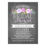 Rose Banner Bridal Shower Invitation Purple