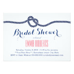 Royal Blue Tying the Knot Bridal Shower Card