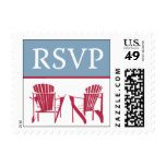 RSVP Adirondack Chairs Wedding  - Small Postage