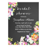 Rustic Floral Bridal Shower Invitation