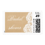 Rustic Hydrangeas Floral Bridal Shower Stamp