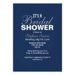 Silver Snowflake Bridal Shower Invite