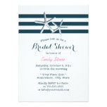 Simple Nautical Starfish Bridal Shower Card