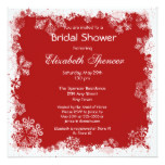 Snowflakes Bridal Shower Invitation