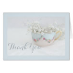 Soft Blue Bridal Tea Thank You Cards