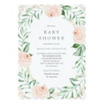 Soft Garden Florals Baby Shower Invitation