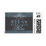 Something Blue Elegant Bridal Shower Postage