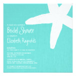 Starfish Beach Bridal Shower Invitations
