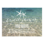 Summer Beach Starfish Bridal Shower Card
