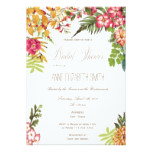 Summer floral Bridal Shower Invitation