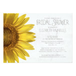Sunflowers Bridal Shower Invitations