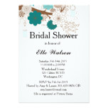 Teal Mason Jar Bridal Shower Invitations
