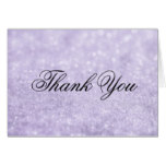 Thank You Note Card - Lit Purple Glit Fab