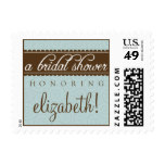 Timeless Classic Bridal Shower Stamp (baby blue)