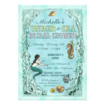 Under the Sea Mermaid Bridal Shower Invitation