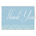 Victorian, Blue and White Card