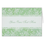 Vintage Antique Floral  Write Your Own Card