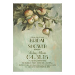 Vintage apple tree bridal shower invitations