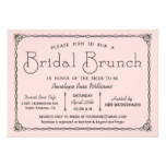 Vintage Bridal Brunch Bridal Shower Invitations