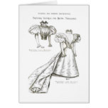Vintage Wedding Gown Card