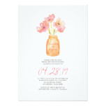 watercolor blush floral bridal shower card