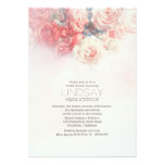 watercolor floral blush pink bridal shower card