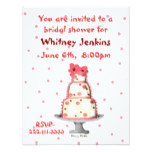 Whimsical Cake Bridal Shower Invitation