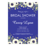 White Floral Bridal Shower Invitation