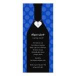 Wine Bottle Bridal Shower Invitations -Cobalt Blue