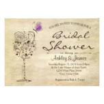 Wine & Cheese Bridal Shower Invitation