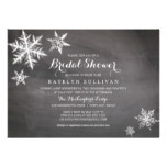 Winter Frost Snowflakes | Bridal Shower Card