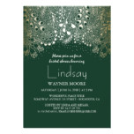 Woodland - Wonderland Gold Green Bridal Shower Card